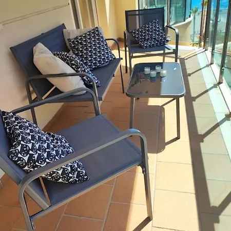 1st Line Of The Beach, La Rada Beach! Ac,wifi,terrace, Private Parking * 에스테포나